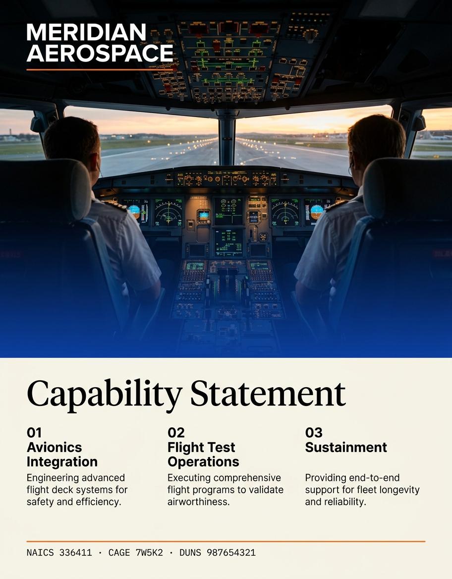 Meridian Aerospace capability statement